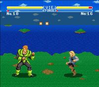 une photo d'Ã©cran de Dragon Ball Z sur Nintendo Super Nes